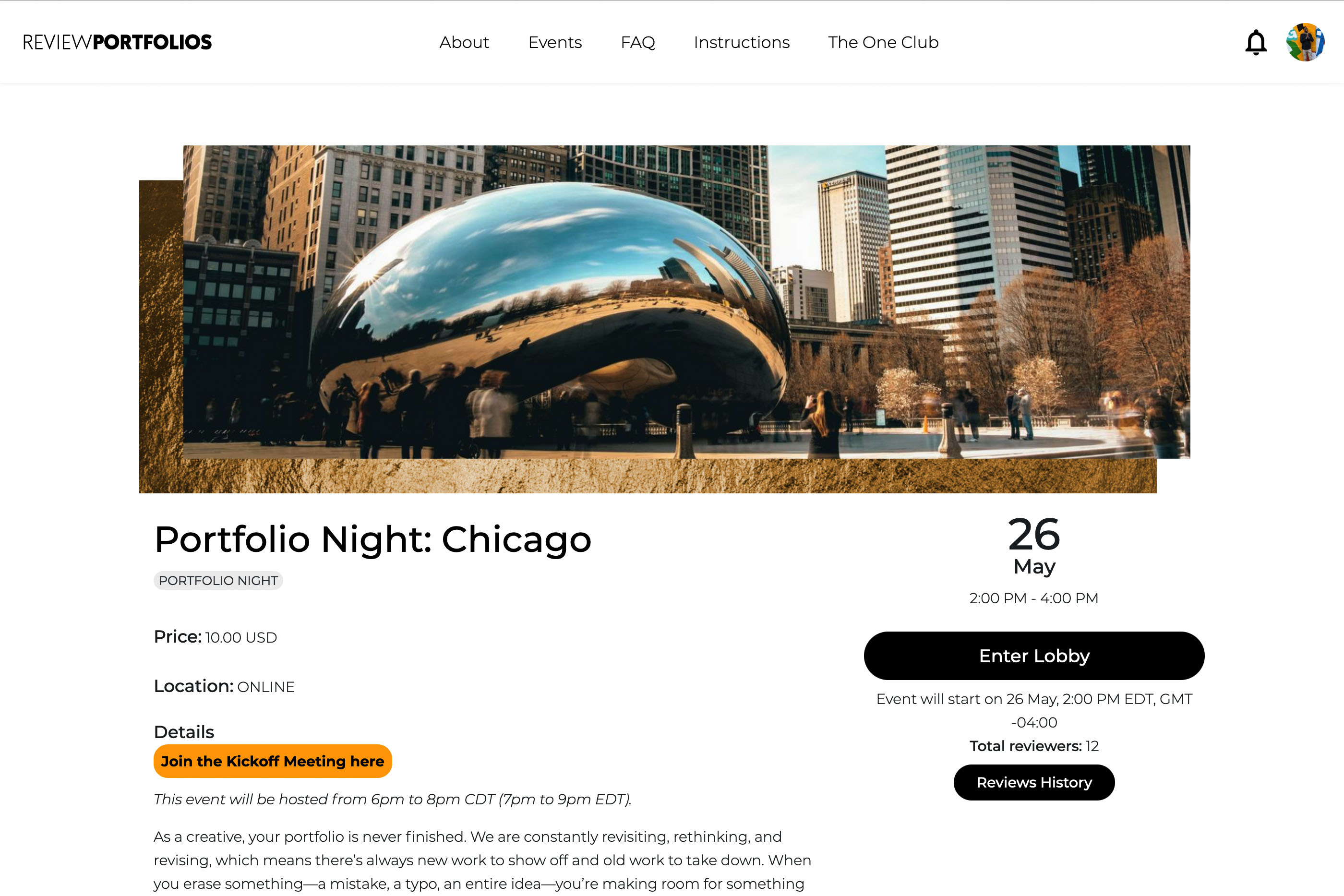 ReviewPortfolios
